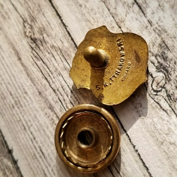 Relisted - vintage Z.N.P collar pin stud Polish national ? - Picture 6 of 6